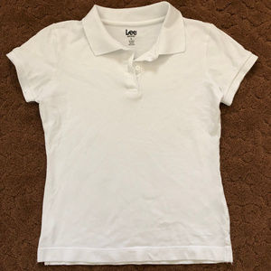 White Boy's Uniform Polo L